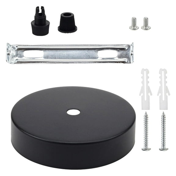 1 Set Canopy Kit Hanging Light Cover Plate Ceiling Canopy for Light Fixture DIY