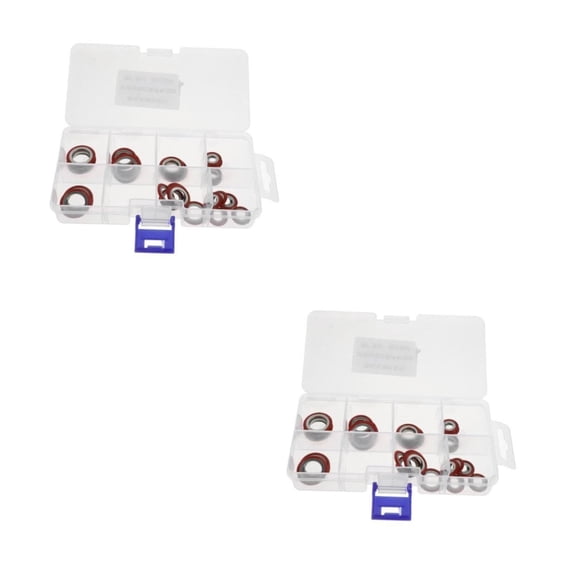 1 Set Car Air Conditioner Repair Box Compressor Automotive Air Conditioning Ac Gasket Replacement Ac Rings Ac Line Disconnect Tool Metal Red