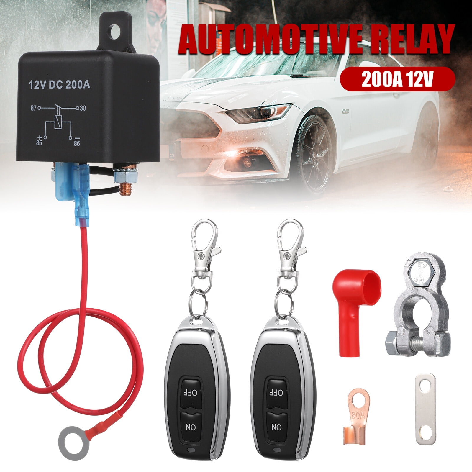 FOXNOVO Auto Power Disconnect Device Car Remote Disconnector Assorted ...