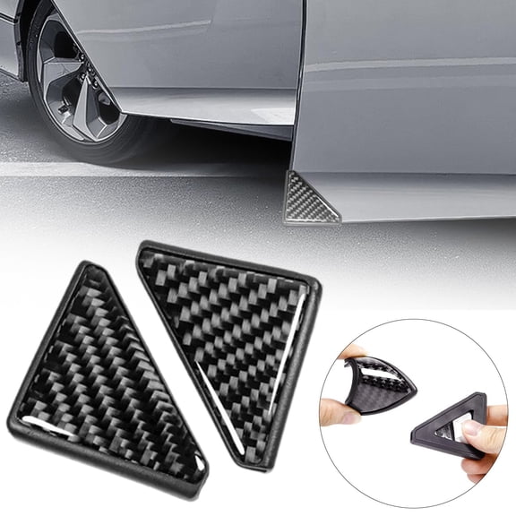 1 Set Car Door Corner Anti Collision Protector Stickers Auto Accessories/ Carbon fiber car door corner anti-collision sticker BK1
