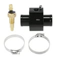 thumbnail image 1 of 1 Set Car Engine Coolant Temperature Sensor Switch Radiator Hose Fitting Adapter 26mm 200'F On-185'F Off, 1 of 6