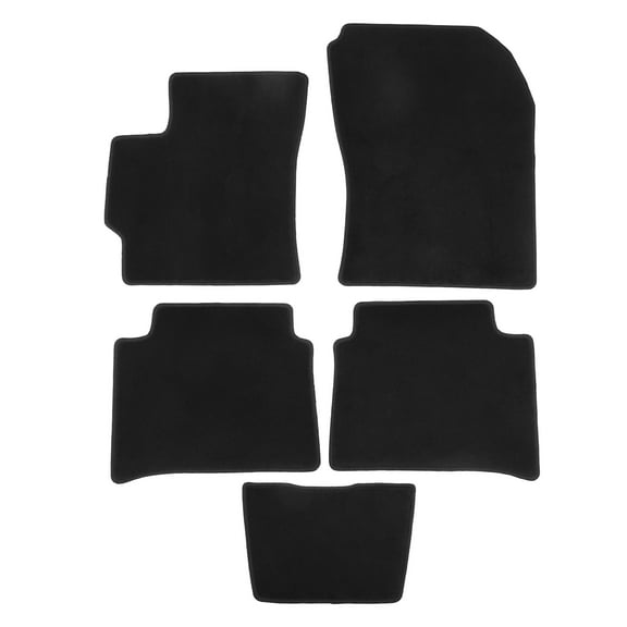 1 Set Car Floor Mats for Toyota Corolla 19-23 Non-slip Velour Front Rear Auto Floor Carpet Liners Rugs