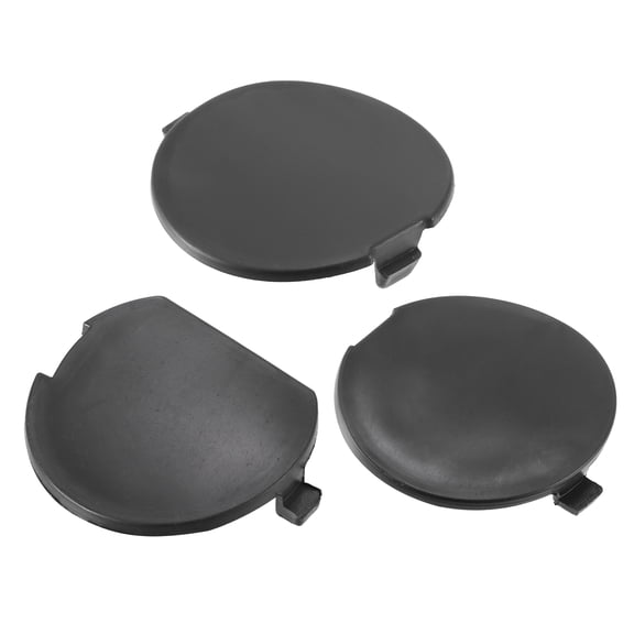 1 Set Car Front Rear Bumper Towing Tow Eye Hook Cover Cap Fit for Mazda 3 2014-2016 Black