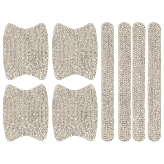 1 Set Car Door Handle Protector Film for Scratch Prevention and Bowl Sticker Protection