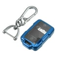 thumbnail image 1 of 1 Set Car Key Fob Cover 4 Button Protector Case with Keychain Blue Replaces for GMC Sierra 2014-2016, 1 of 7