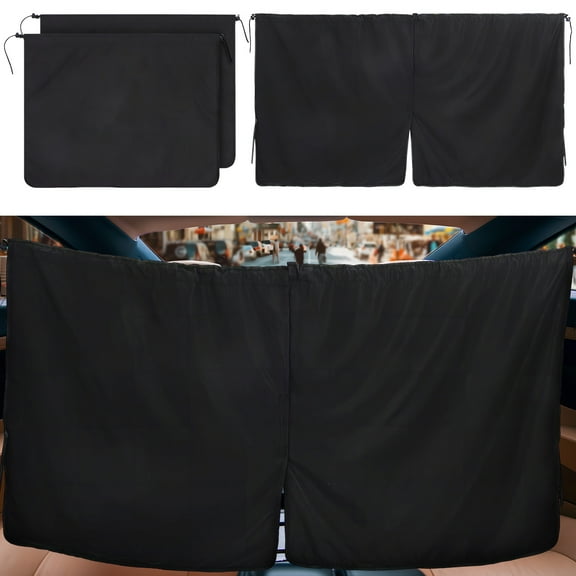 1 Set Car Privacy Curtains Car Window Curtains Interior Divider Curtain Car Privacy Screen Car Drapes