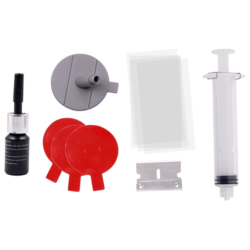 1 Set Car Windshield Chip Repair Kit Professional Windshield Repair Kit for Chips and Cracks