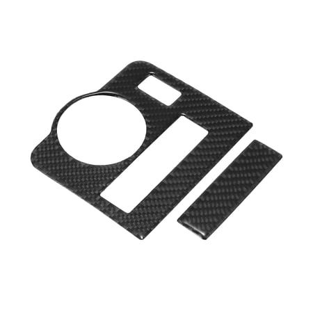 Unique Bargains 1 Set Carbon Fiber Car Sticker Decal Headlight Switch Interior Trim for Ford for Mustang 2009 2010 2011 2012 2013