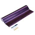thumbnail image 1 of 1 Set Carbon Fiber Vinyl Wrap 11.81" x 8ft Self-Adhesive Car Sticker Waterproof Wrap Roll for DIY Decor Automotive Exterior Interior Protection with Scraper Tool, Purple Blue, 1 of 7