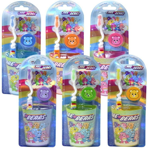 1 Set Care Bears Cup & Toothbrushes( assoted style & color) ship 1 set randomly