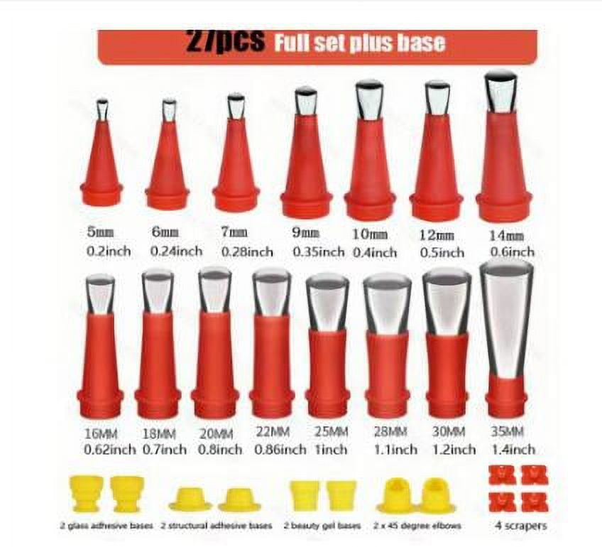 1 Set Caulking Tool Caulking Finishing Tip Assorted Caulking Applicator
