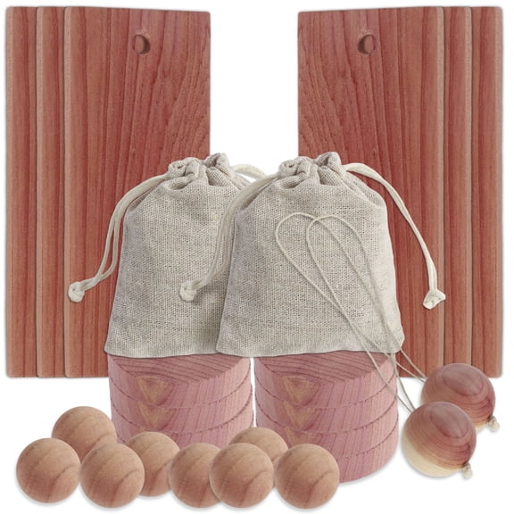1 Set Cedar Blocks Clothes Storage Round Cedar Chips Aromatic Cedar Wood Balls Rectangular Cedar Closet Freshener for Closets Drawers Shoe Cabinet
