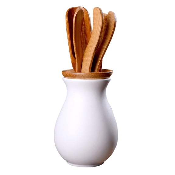 YSNOOWE Teaware Supplies White Ceramic 1 Set 7.1X3X3In