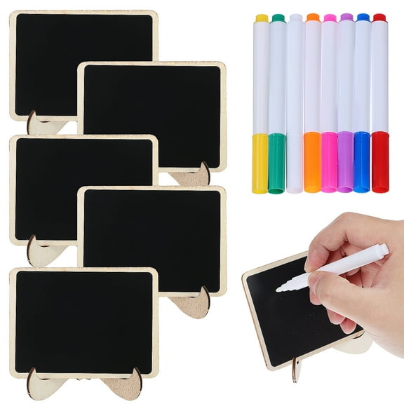 1 Set Chalk Board Small Chalkboard Signs Menu Board Tabletop Memo Board Mini Chalkboard For Party Buffet