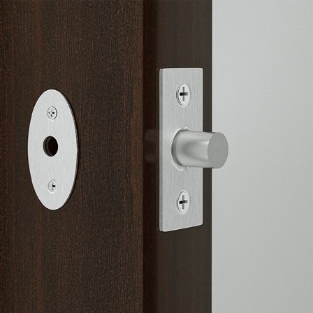 1 Set Channel Lock Tube Well Lock Access Hole Invisible Door Locks Stainless Steel Well Locks Key Mortise Lock Easy To Install