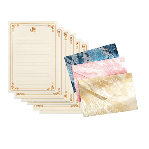 1 Set Chinese Styles Writing Paper Stationery Paper and Envelopes Set for Woman