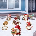 thumbnail image 1 of 1 Set, Christmas Yard Signs Stakes Outdoor Decorations - Large Xmas Decorations Signs for Holiday Christmas Lawn Garden Pathway Decorations, Winter Home Pathway Walkway Decor, Christmas Outdoor Decor, 1 of 6