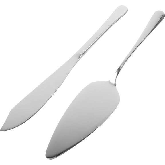 1 Set Classic Wedding Cake Server Cake Shovel Cutter Set Stainless Steel Cake Flatware