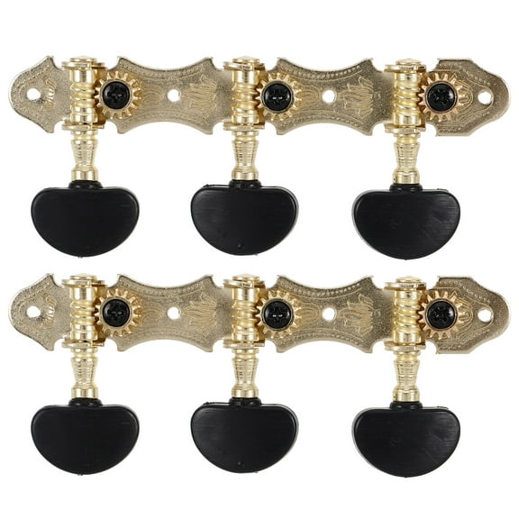 1 Set Of Classical Guitar Tuners 3L/ Tuning Keys With Elegant Finish Vintage Style Guitar Tuner Peg Replacement Precise Tuning Pegs For Enhanced Performance