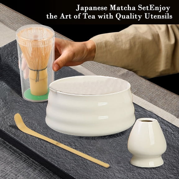 1 Set Clearance Under $25 5-Piece Tea Set Tea Set For Table, Glass 5-Piece Tea Set White