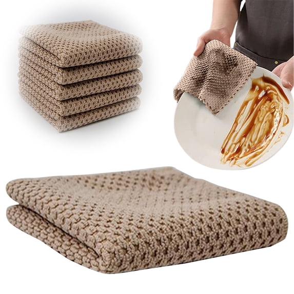 1 Set Clearance Under $3 Corn Cleaning Cloths Multi-Cloth Cloth For Kitchen Strong Grip Soft Yellow