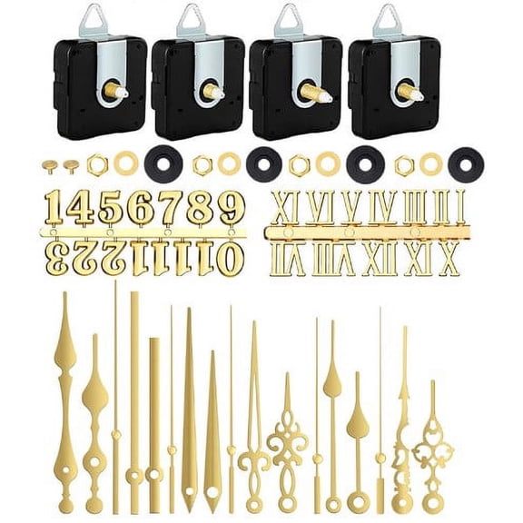 1 Set Clock Numerals Kit Quartz Clock Mechanism Kit Replacement Clock DIY Repair Parts for Clocks
