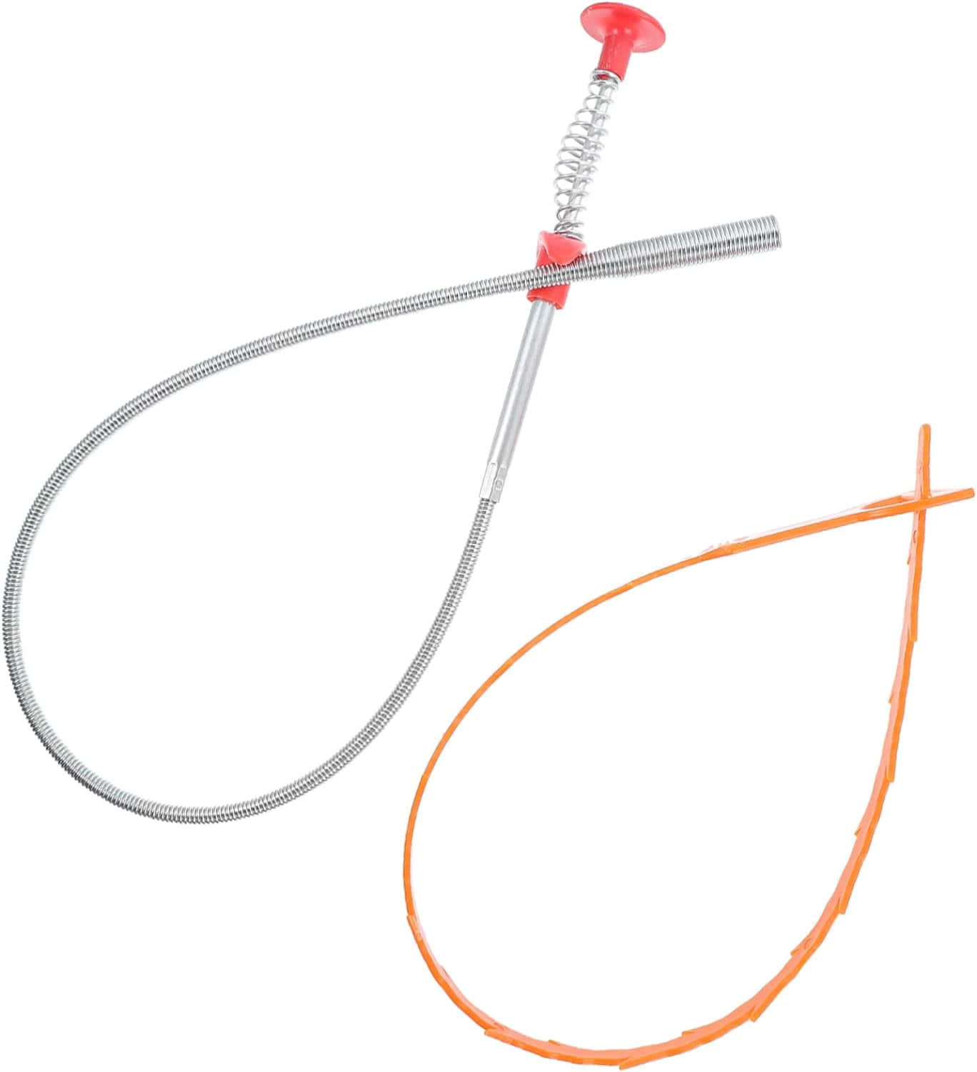 1 Set Clog Kitchen Dredging Tools Silver Tool for Clogged Tube Shower