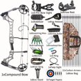 thumbnail image 1 of 1 Set Of Compound Bow Set 30-70lbs Adjustable Bow And Arrow Set Adults Aluminum Alloy Material Lightweight High-strength Excellent Surface Treatment Corrosion Resistance Wear Resistance, 1 of 10