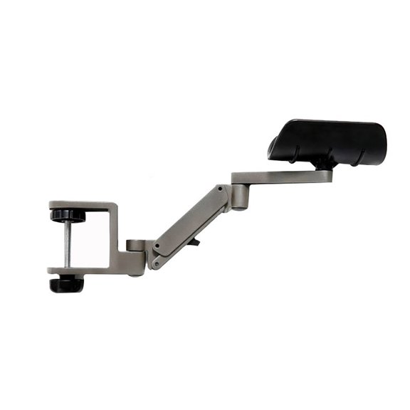 1 Set Computer Arm Support Ergonomic Protective Adjustable Computer Multipurpose Mouse Armrest for Office,Grey Rised and Lowered