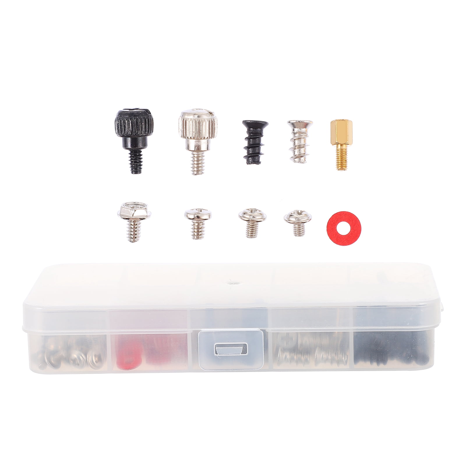 HOMEMAXS Black Steel Countersunk Head Screws with Paper Washer for ...