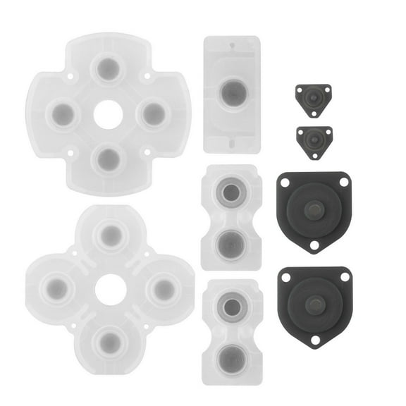 1 Set Controller Conductive Rubber Conductive Pad Silicone Buttons For PS4