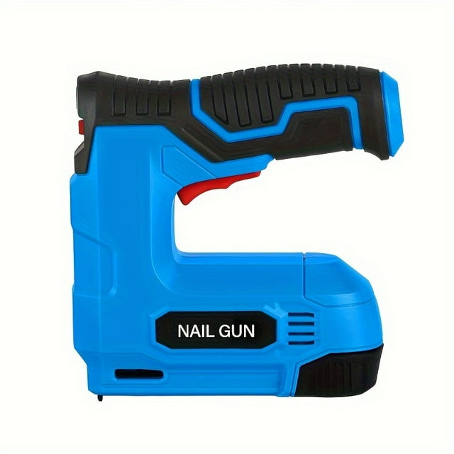 1 Set Cordless Electric Staple Gun, 2 In 1 Lithiumion Electric Stapler, Brad Nailer Kit With