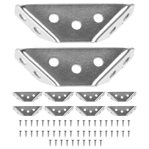 1 Set Corner Connector Stainless Steel Corner Brace Corner Brace Furniture Corner Connectors