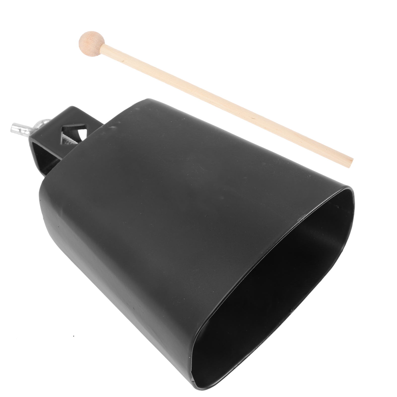 1 Set Cowbell with Wood Stick Cowbell Noise Maker Hand Percussion