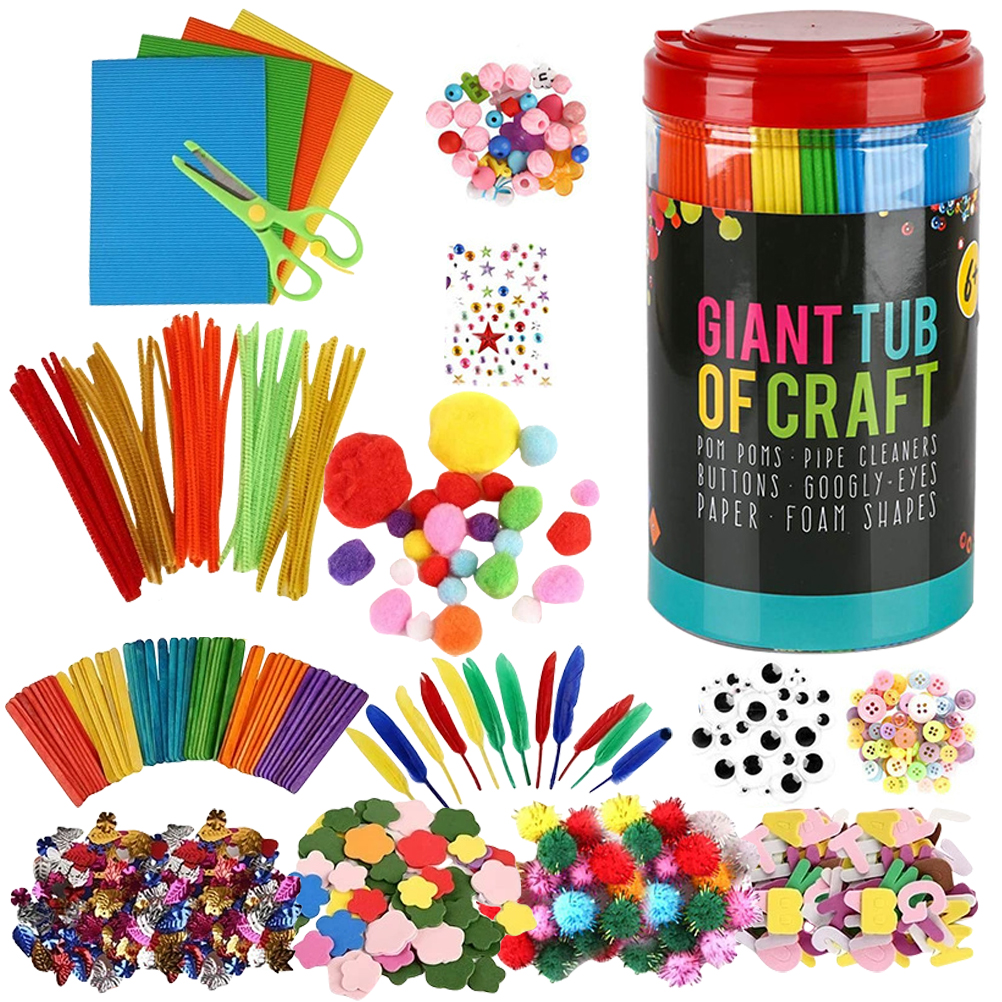 1 Set Craft Supplies and Materials Kids Craft Supplies Kids School