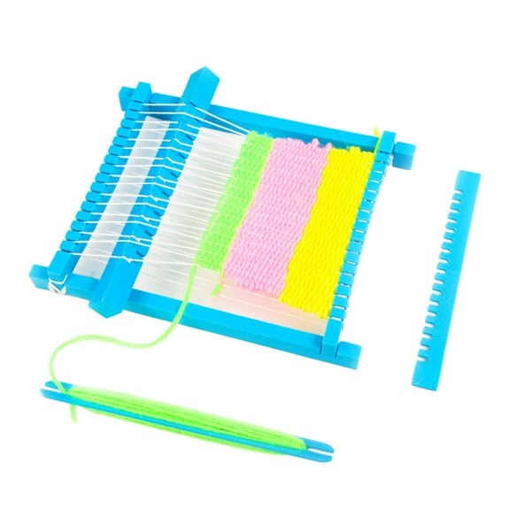 1 Set Creative Handicraft Loom with Accessories Multifunctional Educational DIY Toy Yarn Knitting Loom for Children Kids