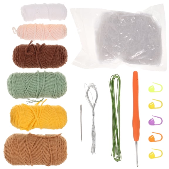 1 Set Crochet Potted Sunflower Diy Birthday Gift Crochet Flowers Desk Home Decoration