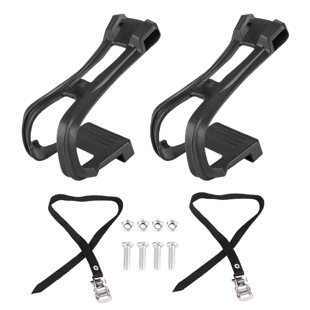1 Set Cycling Bicycle Bike Toe Clip Toe Pedal Clips & Straps for Fixie Road Bike Non Slip