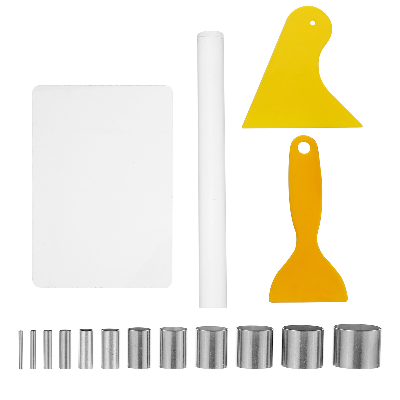 1 Set DIY Clay Sculpting Tools Acrylic Rollers Practical Clay Crafts Hand Tools