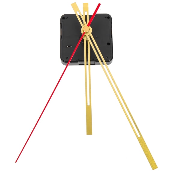 CIMAXIC Mute Golden Plastic Wall Clock Mechanism Kit for DIY Use 1Set