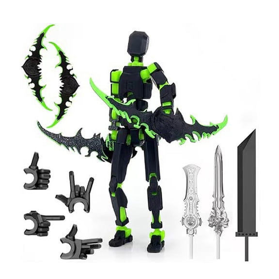 1 Set DIY Decompression Tool Lucky 13 Figure Robot Toys Joint Movable 3D Printing Generation Dummy Titan13 Doll Action Figure
