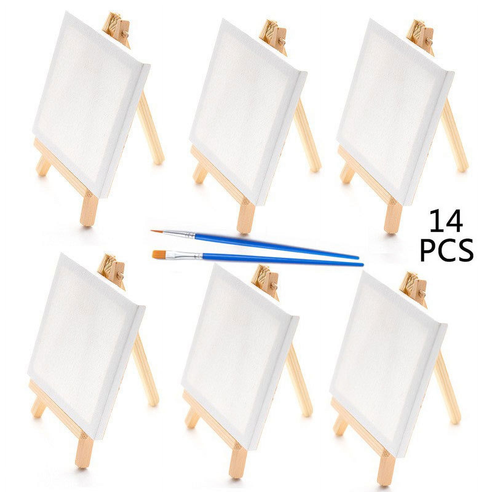 1 Set Delicate Mini Easels Multifunction Painting Canvases Decorative