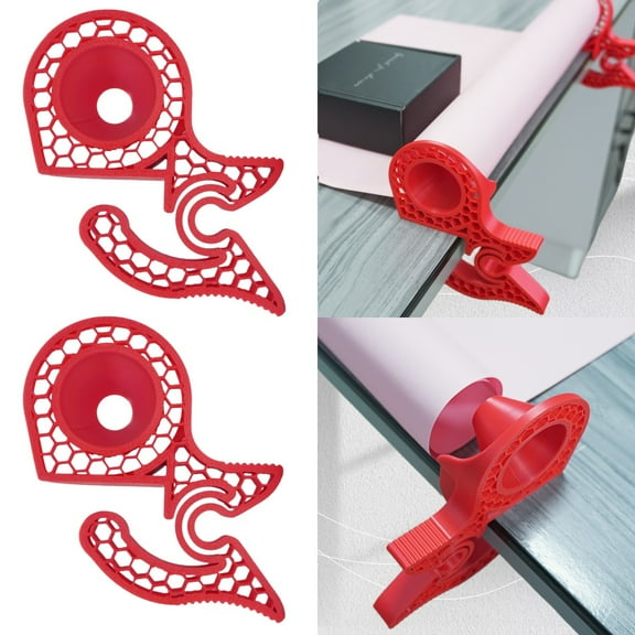 1 Set Desktop Paper Roll Dispenser, Easy to Use, Wrapping Paper Holder ,Christmas Gift for Home, Office, Craft Projects