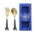 thumbnail image 1 of 1 Set Dessert Scoop Comfortable Grip Anti-rust Stainless Steel Spanner Spoon Home Supply, 1 of 7