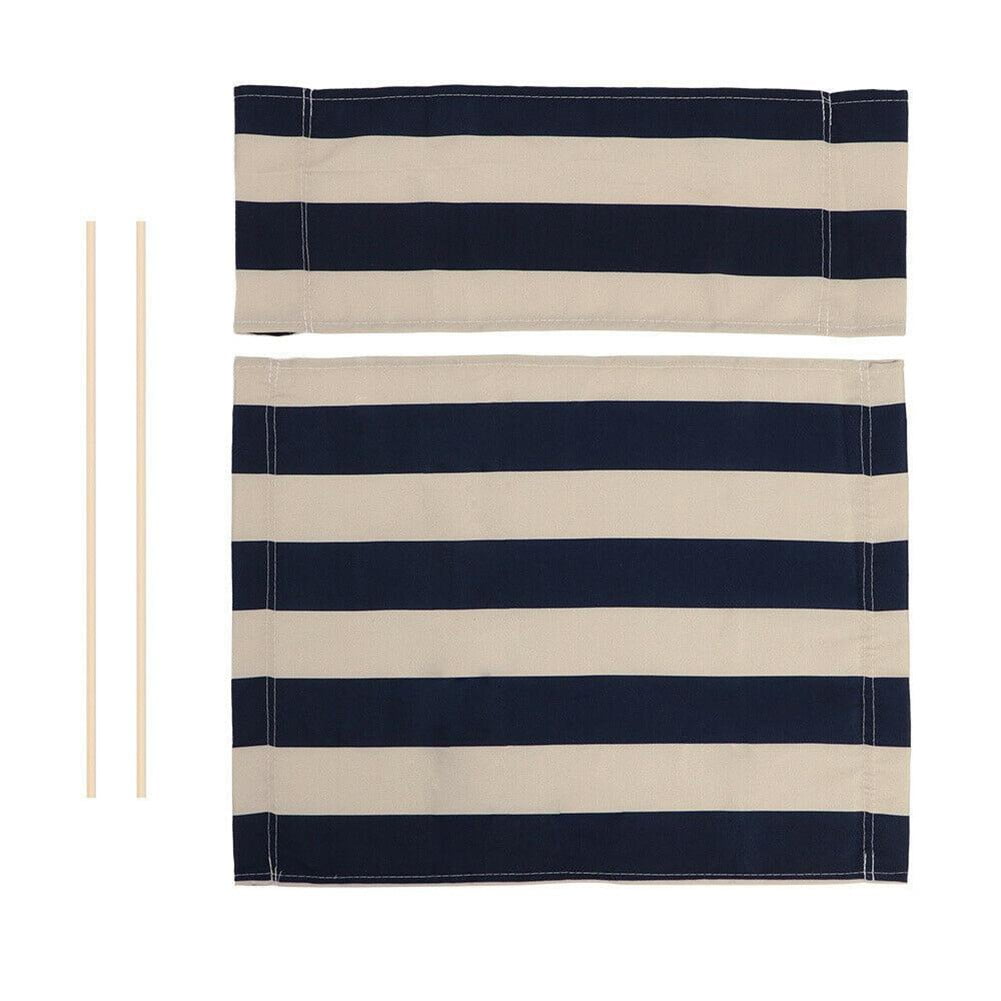 1 Set Directors Chair Canvas Replacement Covers Kit for Directors Chairs Canvas Seat and Back