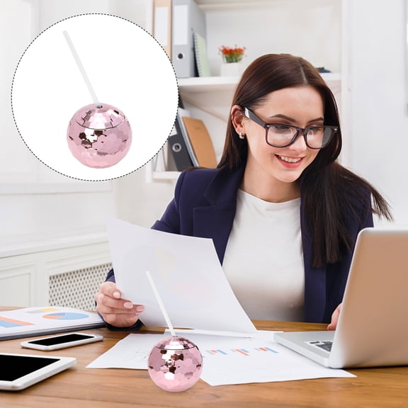 PENIKOKO Disco Shaped Cocktail Cup Set Made of Premium Plastic Unique Decorative Drinkware for Bar and Party Use