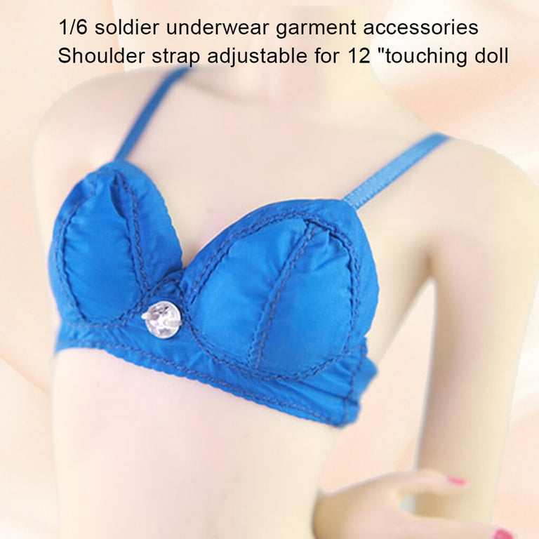 1 Set Doll Clothes Female Figures Wear-resistance Bras Beauty Chic Underwear  Toys Accessories Bras for Barbie Doll 