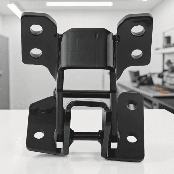 1-Set Door Hinge Kit Upper and Lower Replacement for 1968-1979 Nova Bolt-On Style, Black Steel