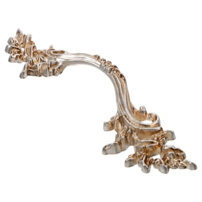 Raindrops Vintage European Style Engraved Cabinet Drawer Pull Handle Set for Antique Furniture and Dresser Hardware