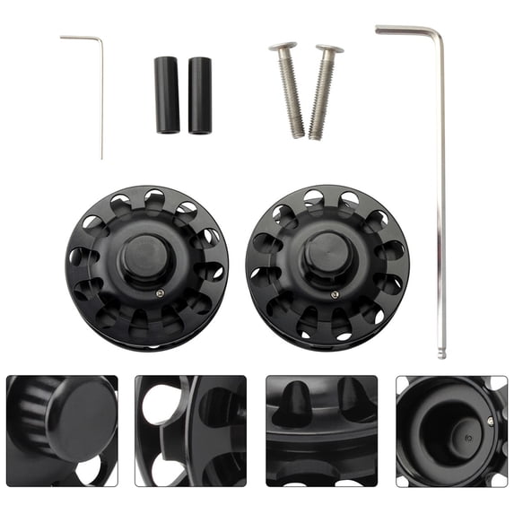 1 Set Durable Folding Bike Chain Tensioner Guide Wheel Compatible with Brompton